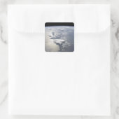 Sticker Carré Vue panoramique sur l'île d'Hispaniola (Sac)