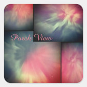 Sticker Carré Vue Porch / Corona / (Devant)