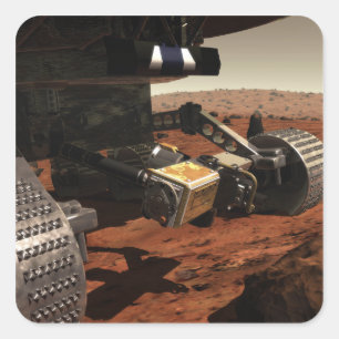 Sticker Carré Vue rapprochée du bras sur Mars de la NASA