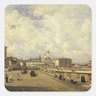 Sticker Carré Vue sur la cathédrale Christ Sauveur