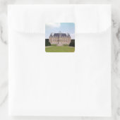 Sticker Carré Vue sur le château (Sac)