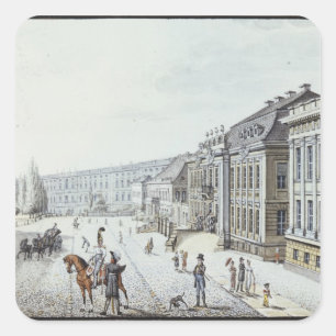 Sticker Carré Vue sur le Palais Royal, Berlin