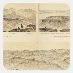 Sticker Carré Vues panoramiques