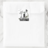 Sticker Carré W.W. Denslow Assistant original d'illustrations OZ (Sac)