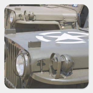 Sticker Carré WA, rassemblement d'Arlington, Arlington, la