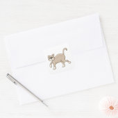 Sticker Carré Walking