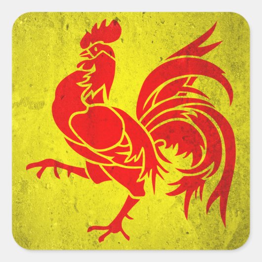 Sticker Carré Wallonie (Devant)