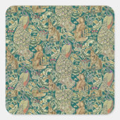 Sticker Carré Walter Morris "Forest" (Devant)