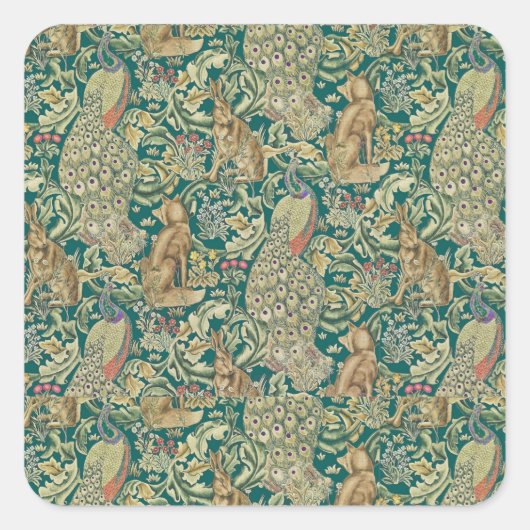 Sticker Carré Walter Morris "Forest" (Devant)