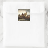Sticker Carré Washington Crossing the Delaware - 1851 (Sac)