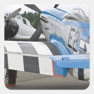 Sticker Carré Washington, Olympia, airshow militaire. 4