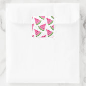 Sticker Carré Watercolor Watermelon Motif (Sac)