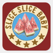 Sticker Carré watermelon (Devant)