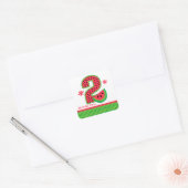 Sticker Carré Watermelon 2e Birthday Strie (Enveloppe)