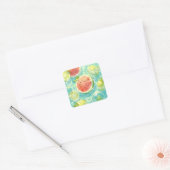 Sticker Carré Watermelon Splash (Enveloppe)