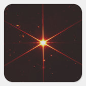 Sticker Carré Webb Space Telescope, A Starry Guide to Alignement (Devant)