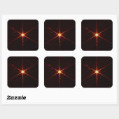 Sticker Carré Webb Space Telescope, A Starry Guide to Alignement (Feuille)