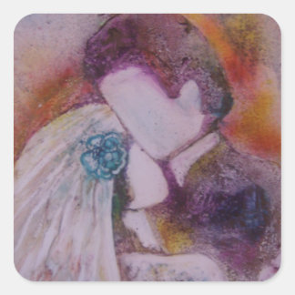 Sticker Carré "Wedding Day"