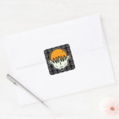 Sticker Carré Weenish mec avec goatee v3 (Enveloppe)