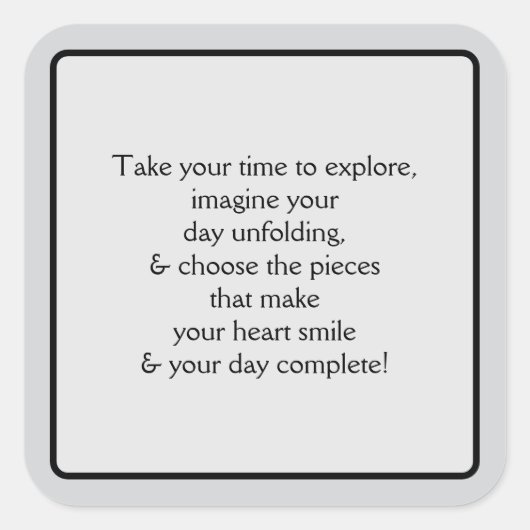 Sticker Carré Welcome Pt 5 (Devant)