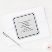 Sticker Carré Welcome Pt 5 (Enveloppe)