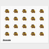 Sticker Carré Wewe Gombel (Feuille)