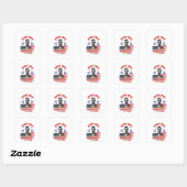 Sticker Carré Wham-O Ultimate UPA Approuvé 175g Frisbee Flying D (Feuille)