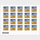 Sticker Carré Wheatfield de Vincent van Gogh | avec des (Feuille)