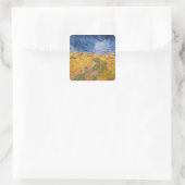 Sticker Carré Wheatfield de Vincent van Gogh | avec des (Sac)