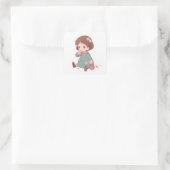 Sticker Carré Whimsical Art (Sac)