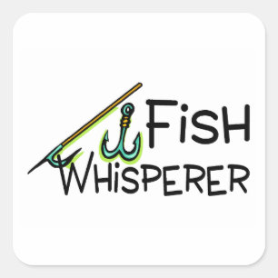 Sticker Carré Whisperer de poissons