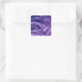 Sticker Carré White & Purple Glitter Botek Space Fantasy SCIENC (Sac)