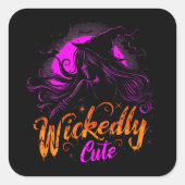 Sticker Carré Wickedly Cute | ExDesigner | Halloween (Devant)