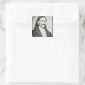 Sticker Carré 'Wild Bill' Hickok (b/w photo) (Sac)