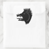 Sticker Carré Wild Boar (Sac)