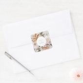 Sticker Carré Wild Florals (Enveloppe)