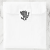 Sticker Carré Wild Thing | Je vais te manger (Sac)