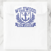 Sticker Carré Wildwood New Jersey (Sac)