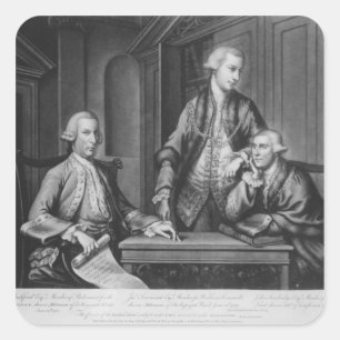 Sticker Carré William Beckford James Townsend