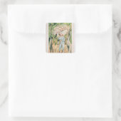 Sticker Carré William Blake | Chansons d'Innocence; "le Piper", (Sac)