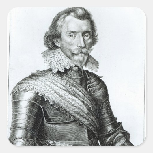 Sticker Carré William Cavendish 1er duc de Newcastle (Devant)