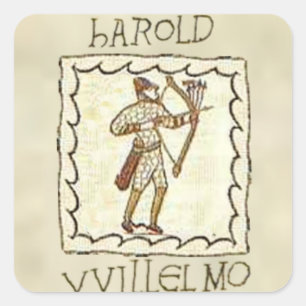Sticker Carré William contre Harold