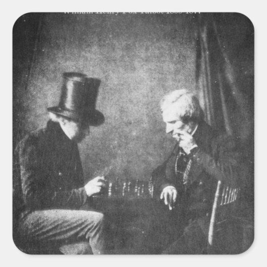 Sticker Carré William Henry Fox Talbot (Devant)