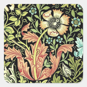 Sticker Carré William Morris Compton Fond d'écran classique