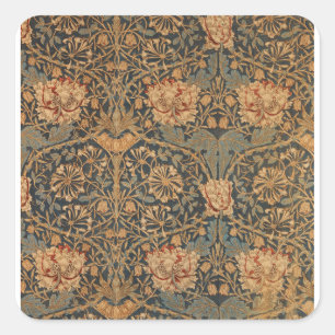 Sticker Carré William Morris Honeysuckle Rich Wallpaper