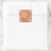Sticker Carré William Morris Poppies Floral Art (Sac)