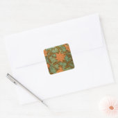 Sticker Carré William Morris Single Stem Pattern (Enveloppe)