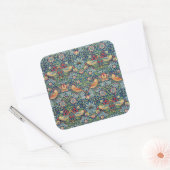 Sticker Carré William Morris - Thief aux fraises (Enveloppe)