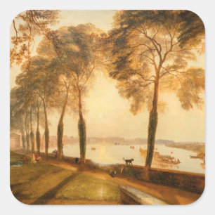 Sticker Carré William Turner - Terrasse de Mortlake