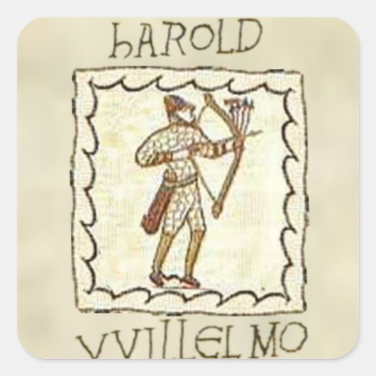 Sticker Carré William vs Harold (Devant)